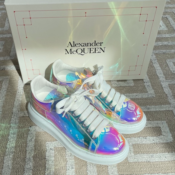 Alexander McQueen Shoes - Alexander McQueen Iridescent Sneakers
